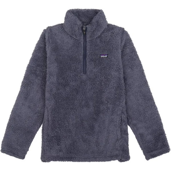 Women's S Patagonia Los Gatos Fleece Sherpa 1/4 Zip Pullover Smolder Blue - Picture 1 of 6